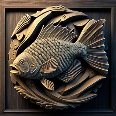 3D model Nimbochromis (STL)